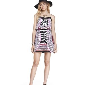 Zebra Aztec Print Dress